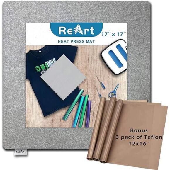 Heat Press Mat 17" x 17" for Cricut Easypress Both Sides Applicable - Mat - Picture 7 of 7